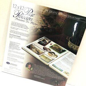 NEW Creative Memories 12x12 Page Protectors Lot of 2 VTG 32‎ Sheets 64 Pages